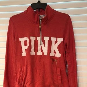 PINK zip up sweatshirt